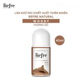  Lăn Khử Mùi Chiết Xuất Thiên Nhiên Refre Natural 40ml 