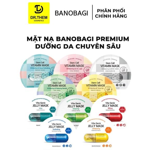 Mặt Nạ BANOBAGI PREMIUM Thế Hệ Mới, Dưỡng Da Chuyên Sâu Dành Cho Mọi Loại Da 30g