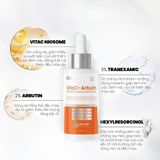  Serum Sáng Da, Chống Lão Hoá MD CARE VitaC-Arbutin 30ml Whitening Advanced Formula 
