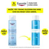  Nước Tẩy Trang 3in1 Eucerin Cho Da Nhạy Cảm Dermato Clean Micellar 100ml/200ml/400ml 