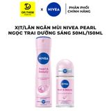  Xịt - Lăn Khử Mùi Nivea Pearl & Beauty Ngọc Trai Dưỡng Sáng 50ml/ 150ml 