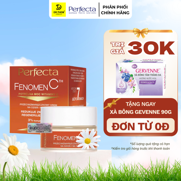 Fenomen C Kem Sáng Da Dưỡng Ẩm Sâu Ngày Đêm - Perfecta Fenomen C Glebokie Nawilzenie Krem Na Dzien i Na Noc 50ml