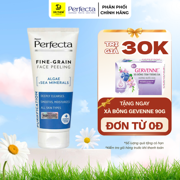 Tẩy Tế Bào Chết Tảo Biển Perfecta Algi Mineraly Morskie Peeling Drobnoziarnisty 75ml