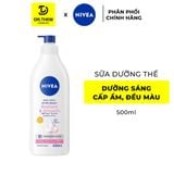  Sữa Dưỡng Thể Nivea Radiant & Smooth Dưỡng Sáng Mịn Da 500ml - Extra Bright, Cấp Ẩm, Đều Màu, Màng Lọc UV 