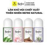  Lăn Khử Mùi Chiết Xuất Thiên Nhiên Refre Natural 40ml 