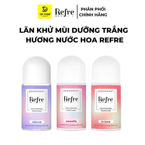Lăn Khử Mùi Dưỡng Trắng Hương Nước Hoa Refre Whitening Perfume 40ml