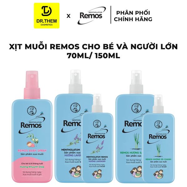 Xịt Xua Muỗi Rohto Remos 70ml/ 150ml