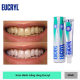  Kem Đánh Răng Eucryl Tooth Paste Freshmint Làm Trắng Răng Hương Bạc Hà 62g 