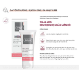  Kem Dịu Nhẹ Ngừa Mẩn Đỏ Ziaja Med Skin Relief Dermatological Formula Soothing Cream Anti-Redness 50ml 