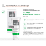  Kem Dưỡng Ngừa Mụn Trứng Cá Ziaja Med Anti-Imperfections Dermatological Formula Acne Balance Cream 50ml 
