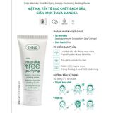  Tẩy Tế Bào Chết, Mặt Nạ 3in1 Ziaja Manuka Tree Purifying Deeply Cleansing Peeling Paste 75ml 