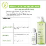  Nước Tẩy Trang SVR Sebiaclear Eau Micellaire Giúp Loại Bỏ Dầu Cho Da 75ml/ 400ml 