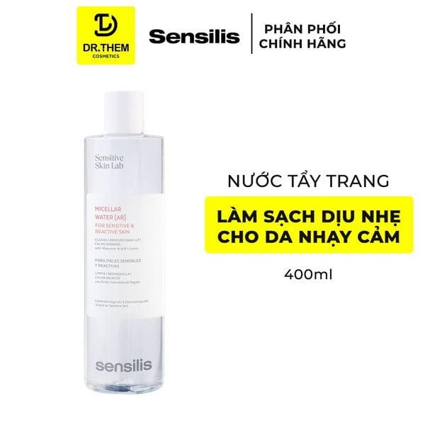 Nước Tẩy Trang Micellar Sensilis [AR] – Dịu Nhẹ Cho Da Nhạy Cảm 400ml