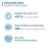  Kem Dưỡng Ẩm Bioderma Atoderm Crème Ultra - Dành Cho Da Nhạy Cảm, Da Khô Và Rất Khô 200ml 