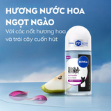  Lăn Ngăn Mùi Nivea Black & White Invisible Authentic 50ml – Hương Trái Cây Ngọt Ngào, Bảo Vệ 72H 