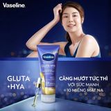  Sữa Dưỡng Thể Vaseline Gluta-Hya - Dưỡng Thể Sáng Da, Căng Mướt Tự Nhiên 7 Ngày 70ml/ 330ml 
