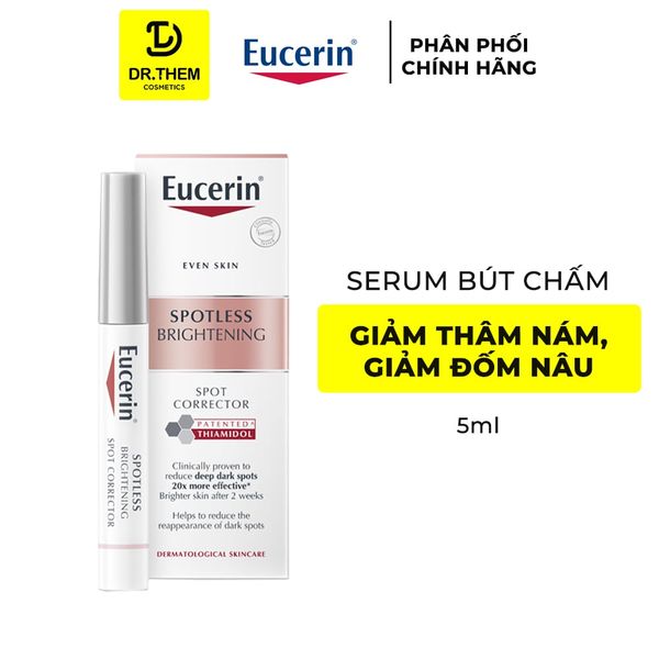 Giảm Thâm Nám Eucerin Spotless Brightening Spot Corrector 5ml - Serum Dạng Bút Chấm, Chàm, Đốm Nâu