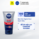  Sữa Rửa Mặt Nivea Sạch Sâu Ngừa Mụn Cho Nam 100G/ 150G 