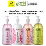  Gel Tắm Hữu Cơ MKL Green Nature pH5.5 Không Chứa Xà Phòng Cho Da Nhạy Cảm, Da Khô Và Dị Ứng 1000ml 