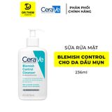  Sữa Rửa Mặt Cerave Blemish Control Cleanser Cho Da Dầu Mụn 