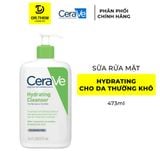  Sữa Rửa Mặt CeraVe SA Smoothing, Hydrating, Foaming Cleanser - Cho Da Dầu Mụn, Khô, Nhạy Cảm 88ml – 236ml – 473ml 