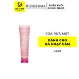  Sữa Rửa Mặt Tạo Bọt Cho Da Nhạy Cảm Bioderma Sensibio Gel Moussant Gel (Hồng) 