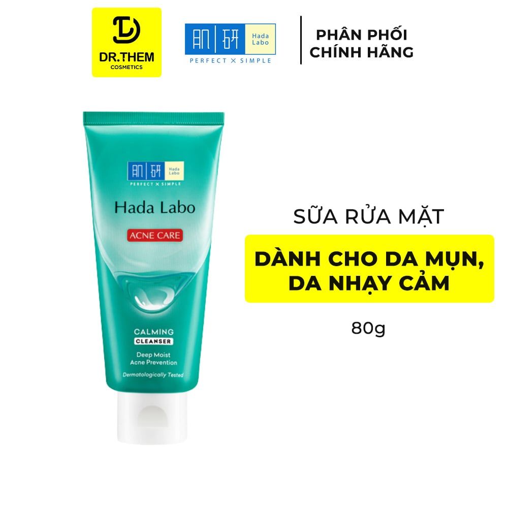  Kem Rửa Mặt Hada Labo Cleanser Sạch Sâu Dưỡng Da 80g 