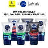  Sữa Rửa Mặt Nivea Sạch Sâu Ngừa Mụn Cho Nam 100G/ 150G 