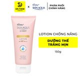  Lotion Chống Nắng Sunplay Skin Aqua UV Body Whitening Lotion SPF 50+ PA++++ Dưỡng Thể Sáng Mịn 150g 
