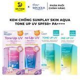  Kem Chống Nắng Sunplay Skin Aqua Tone Up UV Milk Lavender/ Mint Green SPF50+/PA++++ Hiệu Chỉnh Sắc Da 50g/ 50ml 