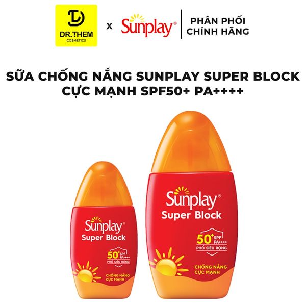 Sữa Chống Nắng Sunplay Super Block Bảo Vệ Vượt Trội SPF50+ PA++++ 30g/ 70g