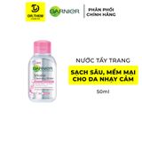  Nước Làm Sạch Và Tẩy Trang  Garnier Micellar Cleansing Water Dành Cho Mọi Loại Da 50ml/ 400ml 