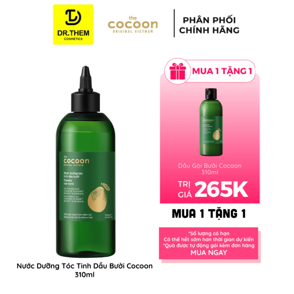  Nước Dưỡng Tóc Cocoon Tinh Dầu Bưởi Pomelo Hair Tonic 310ml 