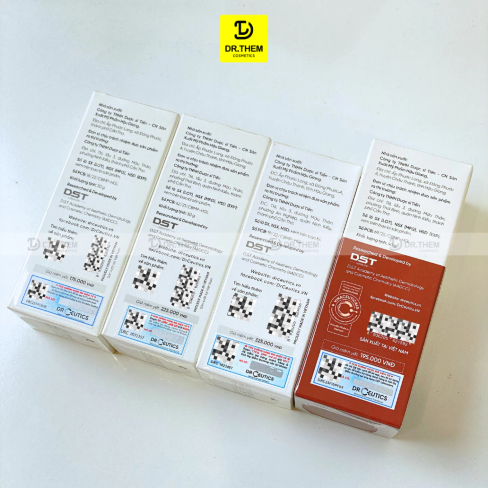  DrCeutics Tinh Chất Serum Basic Niacinamide 8% - 12% - 20% (30g / 40g) - Hỗ Trợ Sáng Da, Mờ Thâm Mụn 