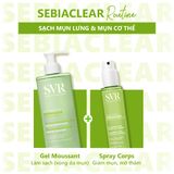  Xịt Giảm Mụn Lưng Và Cơ Thể, Hỗ Trợ Mờ Thâm SVR Sebiaclear Spray Corps 150ml 