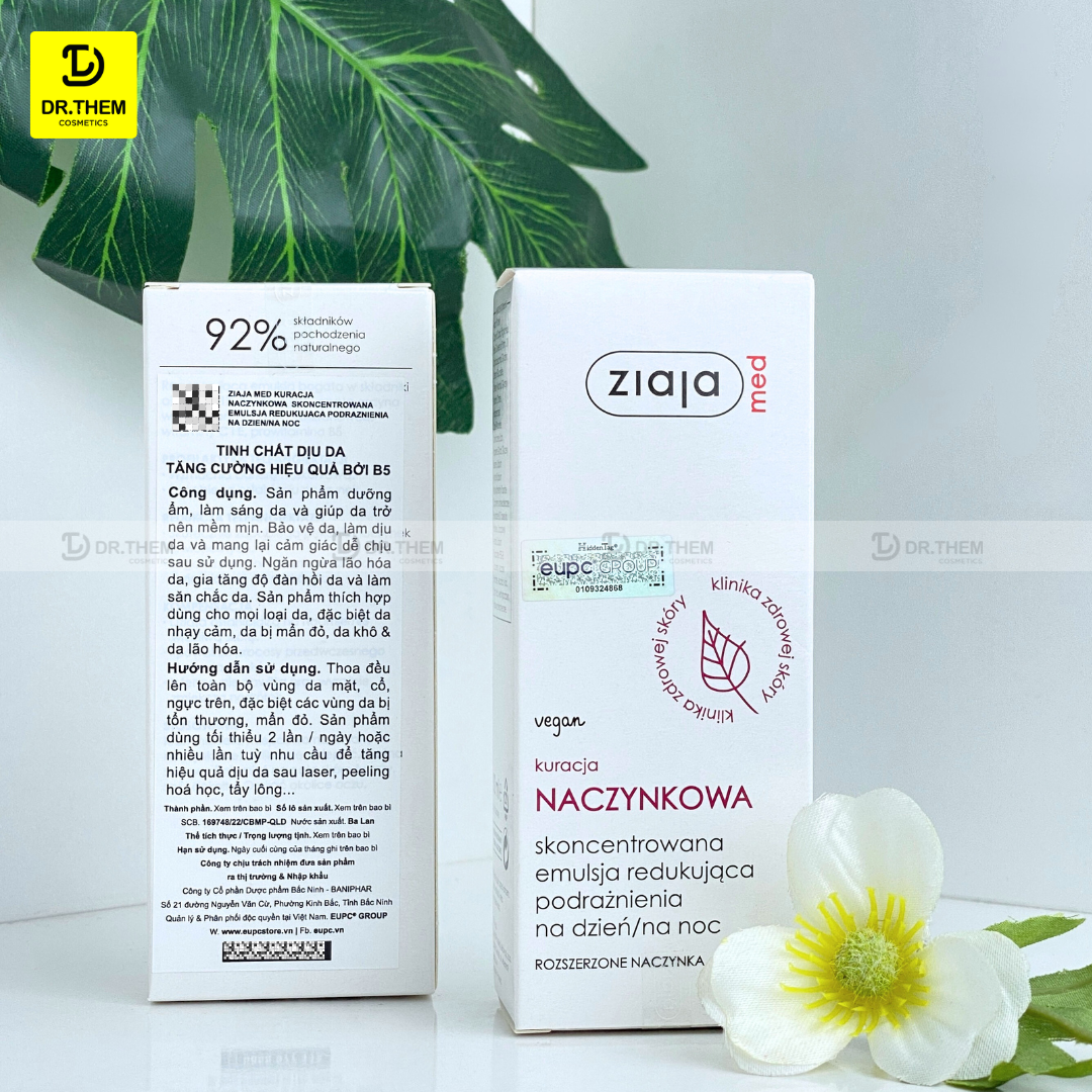 Tinh Chất Phục Hồi Da Ziaja B5-Ziaja Med Kuracja Naczynkowa Làm Dịu Da, Giảm Kích Ứng 30ml 6
