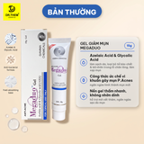  Gel Giảm Mụn Megaduo 15g - Bản Thường (Azelaic + AHA) / Bản Plus (Retinal + Salicylic + AHA), Giảm Mụn Mờ Thâm 