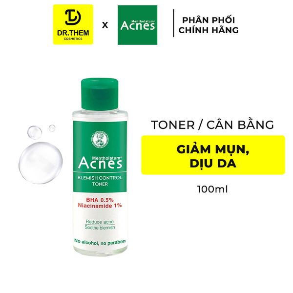 Toner Giảm Mụn Dịu Da Acnes Blemish Control Toner Làm Giảm Mụn Và Dịu Da 100ml