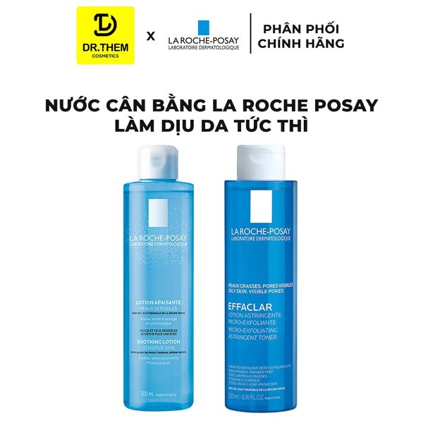 Nước Cân Bằng Giàu Khoáng La Roche-Posay (Cho Da Dầu Mụn/ Da Nhạy Cảm) Effaclar Toner Lotion Sensitive Skin 200ml