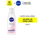  Nước Hoa Hồng Nivea Dưỡng Sáng Da 200ml - Toner Se Khít Lỗ Chân Lông, Cam Thảo & Pearly Bright 