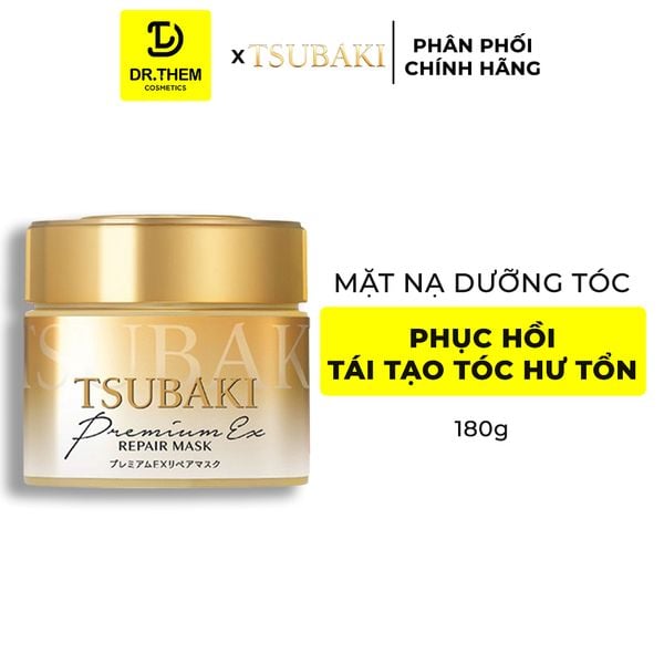 Mặt Nạ Tóc Tsubaki Premium EX Repair Mask Cao Cấp Phục Hồi Hư Tổn 180g