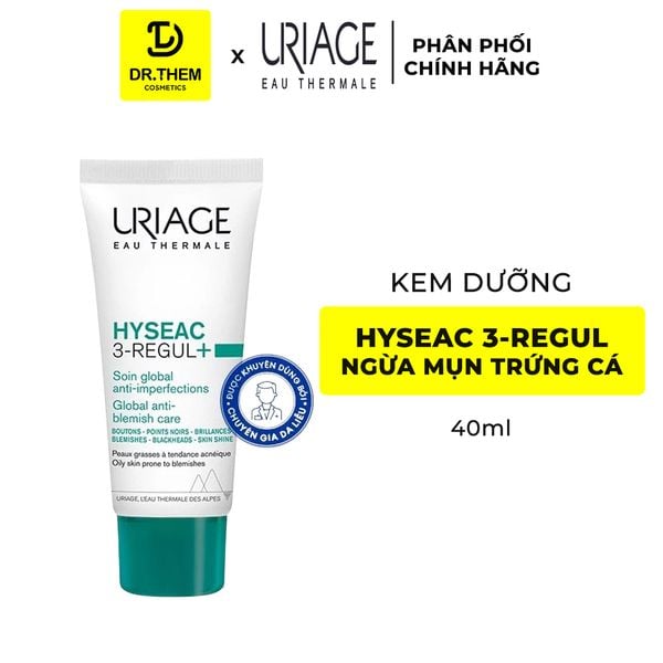 Kem Dưỡng Uriage Hyseac 3 - Regul Ngăn Ngừa Mụn Trứng Cá 40ml