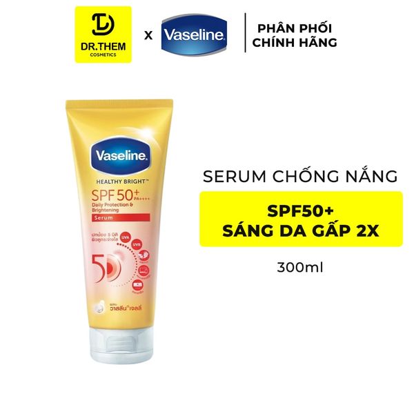 Serum Dưỡng Thể Vaseline Chống Nắng Phổ Rộng SPF50 PA+++ 300ml