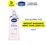 Sữa Dưỡng Thể Vaseline Healthy Bright - Dưỡng Thể Sáng Da, Bảo Vệ Toàn Diện 350ml 