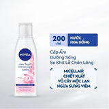  Nước Hoa Hồng Nivea Dưỡng Sáng Da 200ml - Toner Se Khít Lỗ Chân Lông, Cam Thảo & Pearly Bright 