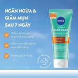  Sữa Rửa Mặt Nivea Derma Acne Care Gel To Foam 90ml - Tạo Bọt Sạch Sâu, Giảm Mụn, Kiểm Soát Nhờn 