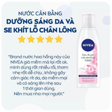  Nước Hoa Hồng Nivea Dưỡng Sáng Da 200ml - Toner Se Khít Lỗ Chân Lông, Cam Thảo & Pearly Bright 
