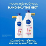  Sữa Dưỡng Thể Nivea Mịn Mượt Sáng Da Ban Ngày 8 Super Foods 350ml - Cấp Ẩm, Đều Màu, Màng Lọc UV 