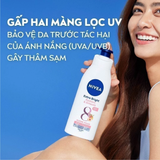  Sữa Dưỡng Thể Nivea Mịn Mượt Sáng Da Ban Ngày 8 Super Foods 350ml - Cấp Ẩm, Đều Màu, Màng Lọc UV 