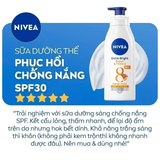  Sữa Dưỡng Thể Nivea Phục Hồi & Chống Nắng Ban Ngày 8 Super Foods Repair & Protect SPF30 PA++ 350ml - Dưỡng Sáng, Cấp Ẩm 